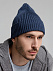 Шапка Stout, синий меланж с логотипом в Москве заказать по выгодной цене в кибермаркете AvroraStore