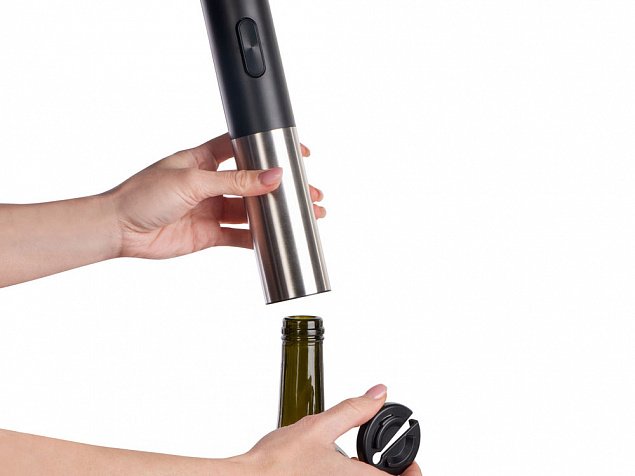 Электрический штопор для винных бутылок «Rioja» с логотипом  заказать по выгодной цене в кибермаркете AvroraStore