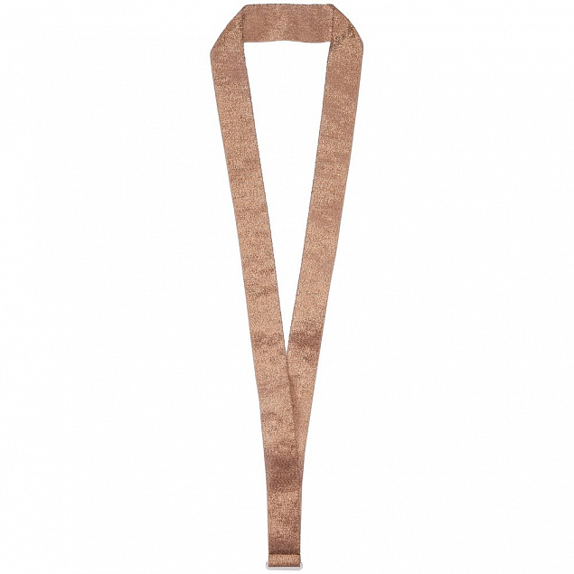 Лента для медали с пряжкой Ribbon, бронзовая с логотипом в Москве заказать по выгодной цене в кибермаркете AvroraStore