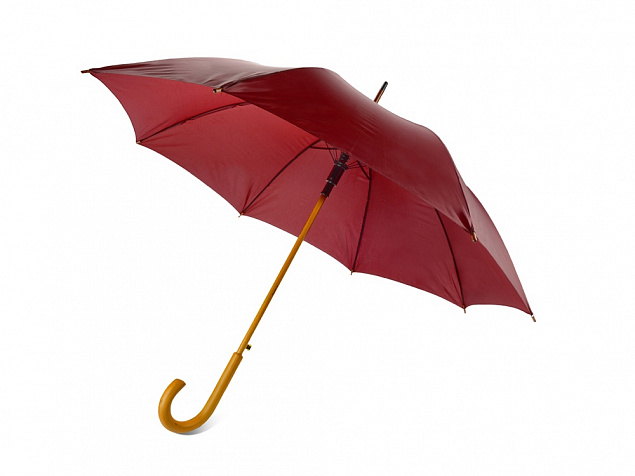 Зонт-трость Радуга, бордовый с логотипом в Москве заказать по выгодной цене в кибермаркете AvroraStore