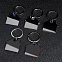 Брелок TONER HAUS; 4,1 x 3,7 x 0,5 см; черный, металл/пластик; лазерная гравировка с логотипом  заказать по выгодной цене в кибермаркете AvroraStore