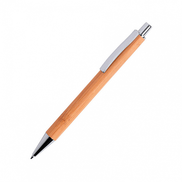 Ручка шариковая,REYCAN, бамбук, металл с логотипом в Москве заказать по выгодной цене в кибермаркете AvroraStore