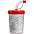 Бутылка-раскраска детская «Передвижник», синяя с логотипом  заказать по выгодной цене в кибермаркете AvroraStore