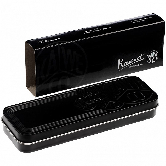 Футляр для ручек Kaweco, черный с логотипом в Москве заказать по выгодной цене в кибермаркете AvroraStore
