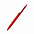 Ручка шариковая Mira Soft - Красный PP с логотипом в Москве заказать по выгодной цене в кибермаркете AvroraStore