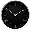 Часы настенные Arro, черные с белым с логотипом в Москве заказать по выгодной цене в кибермаркете AvroraStore