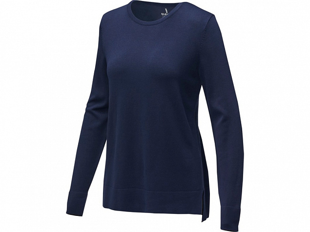 Пуловер Merrit с круглым вырезом, женский с логотипом в Москве заказать по выгодной цене в кибермаркете AvroraStore