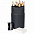 Набор цветных карандашей Pencilvania Tube Plus, черный с логотипом в Москве заказать по выгодной цене в кибермаркете AvroraStore