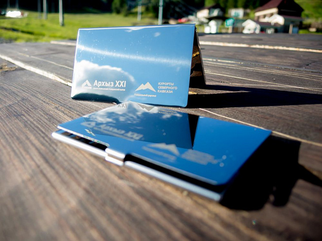 Футляр для визиток Steel с логотипом в Москве заказать по выгодной цене в кибермаркете AvroraStore