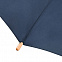 Зонт-трость OkoBrella, темно-синий с логотипом  заказать по выгодной цене в кибермаркете AvroraStore