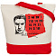Холщовая сумка «Цифровые стихи. Маяковский», красная с логотипом в Москве заказать по выгодной цене в кибермаркете AvroraStore
