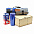 Подарочный набор Джей, синий с логотипом в Москве заказать по выгодной цене в кибермаркете AvroraStore