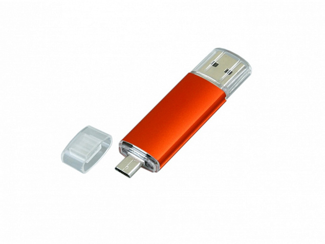 USB 2.0/micro USB- флешка на 32 Гб с логотипом в Москве заказать по выгодной цене в кибермаркете AvroraStore