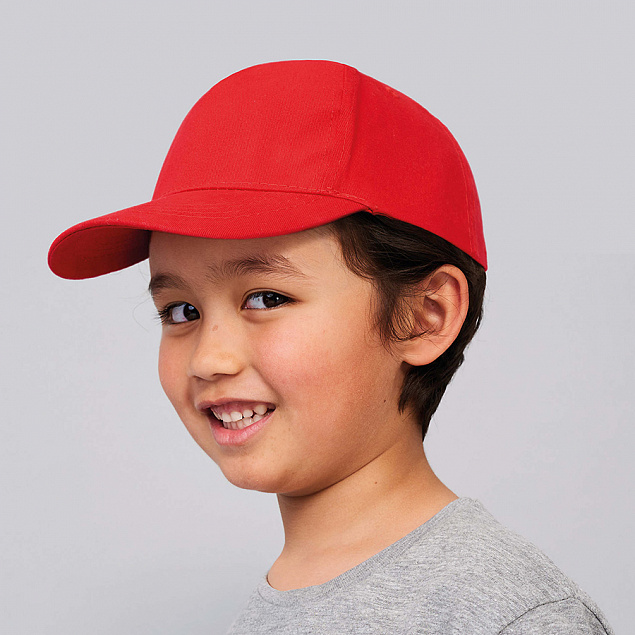 Бейсболка детская SUNNY KIDS, 5 клиньев, застежка  на липучке с логотипом  заказать по выгодной цене в кибермаркете AvroraStore