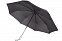 Зонт складной Fiber, черный с логотипом в Москве заказать по выгодной цене в кибермаркете AvroraStore