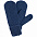 Варежки Brugge, голубой меланж с логотипом в Москве заказать по выгодной цене в кибермаркете AvroraStore