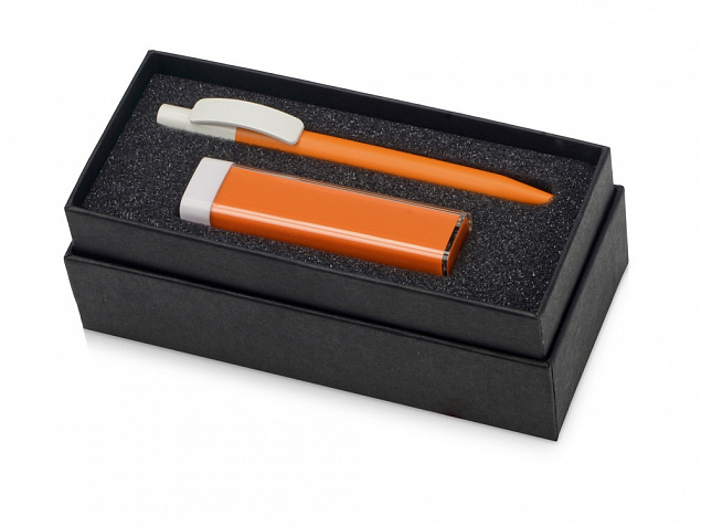 Набор White top с ручкой и зарядным устройством с логотипом в Москве заказать по выгодной цене в кибермаркете AvroraStore