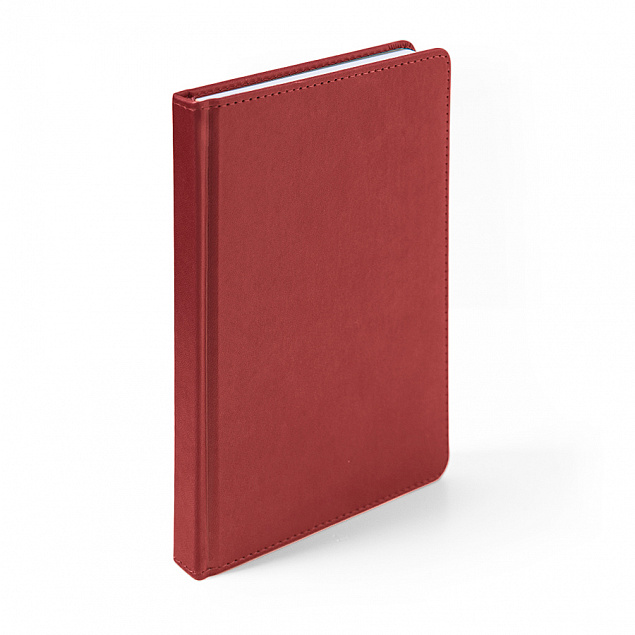 Ежедневник недатированный Campbell, А5,  красный, белый блок с логотипом в Москве заказать по выгодной цене в кибермаркете AvroraStore