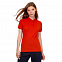 Рубашка поло женская Inspire, красная с логотипом в Москве заказать по выгодной цене в кибермаркете AvroraStore