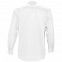 Рубашка мужская с длинным рукавом BOSTON, белая с логотипом в Москве заказать по выгодной цене в кибермаркете AvroraStore