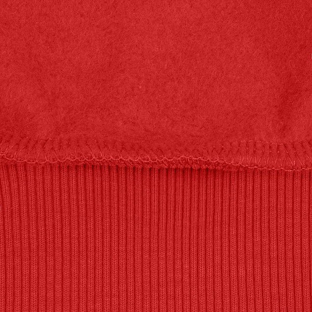 Толстовка на молнии с капюшоном Unit Siverga Heavy, красная с логотипом  заказать по выгодной цене в кибермаркете AvroraStore