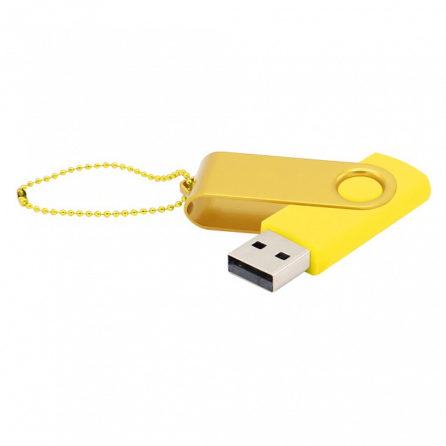 Флешка Designer To Go 2.0 USB 16Gb, желтый с логотипом в Москве заказать по выгодной цене в кибермаркете AvroraStore