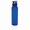 Герметичная бутылка для воды из AS-пластика, синяя с логотипом в Москве заказать по выгодной цене в кибермаркете AvroraStore