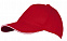 Бейсболка LONG BEACH, красная с белым с логотипом в Москве заказать по выгодной цене в кибермаркете AvroraStore