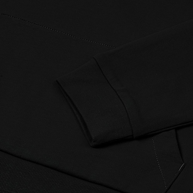 Толстовка на молнии с капюшоном Unit Siverga, черная с логотипом в Москве заказать по выгодной цене в кибермаркете AvroraStore