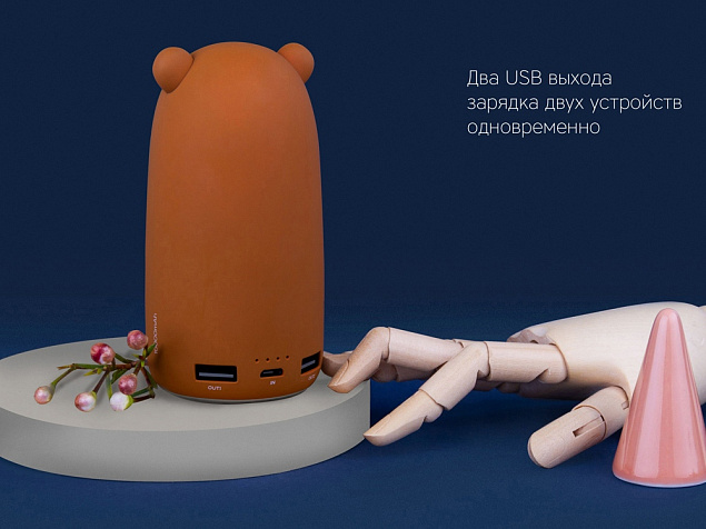 Внешний аккумулятор «NEO Teddy», 10000mAh с логотипом в Москве заказать по выгодной цене в кибермаркете AvroraStore