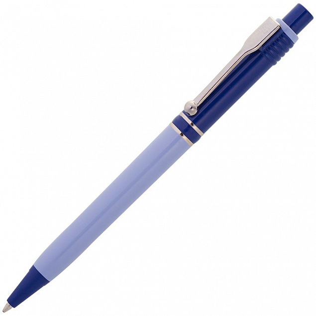 Ручка шариковая Raja Shade, синяя с логотипом в Москве заказать по выгодной цене в кибермаркете AvroraStore