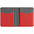 Картхолдер с отделением для купюр Dual, красный с логотипом в Москве заказать по выгодной цене в кибермаркете AvroraStore