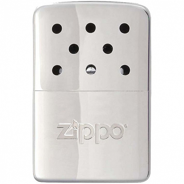 Каталитическая грелка для рук Zippo Mini, серебристая с логотипом в Москве заказать по выгодной цене в кибермаркете AvroraStore
