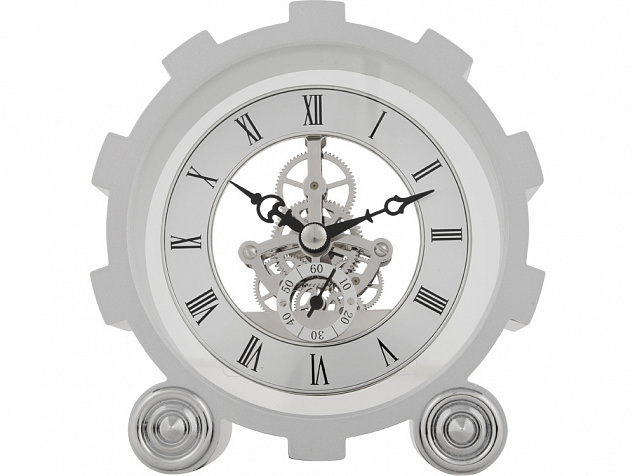 Часы настольные «Шестеренки» с логотипом в Москве заказать по выгодной цене в кибермаркете AvroraStore