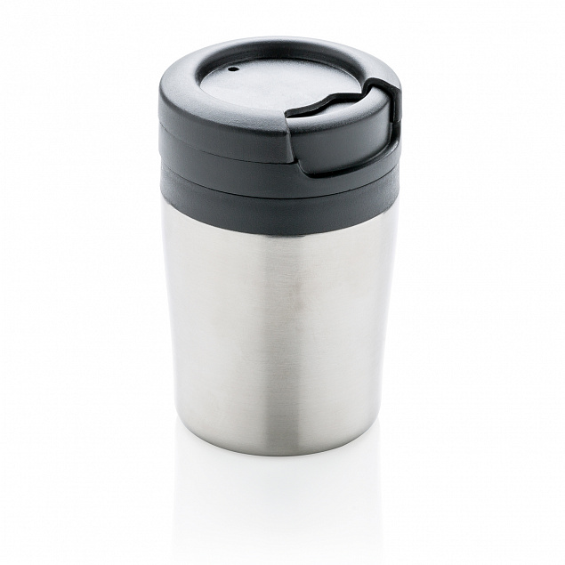 Термокружка Coffee-to-go, серебряный с логотипом  заказать по выгодной цене в кибермаркете AvroraStore