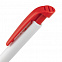 Ручка шариковая Favorite, белая с красным с логотипом в Москве заказать по выгодной цене в кибермаркете AvroraStore