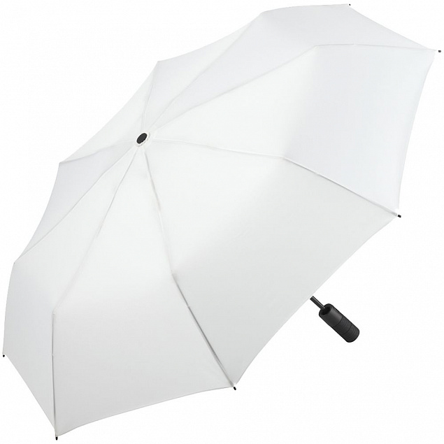 Зонт складной Profile, белый с логотипом в Москве заказать по выгодной цене в кибермаркете AvroraStore