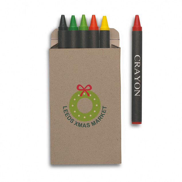 Набор восковых карандашей с логотипом в Москве заказать по выгодной цене в кибермаркете AvroraStore
