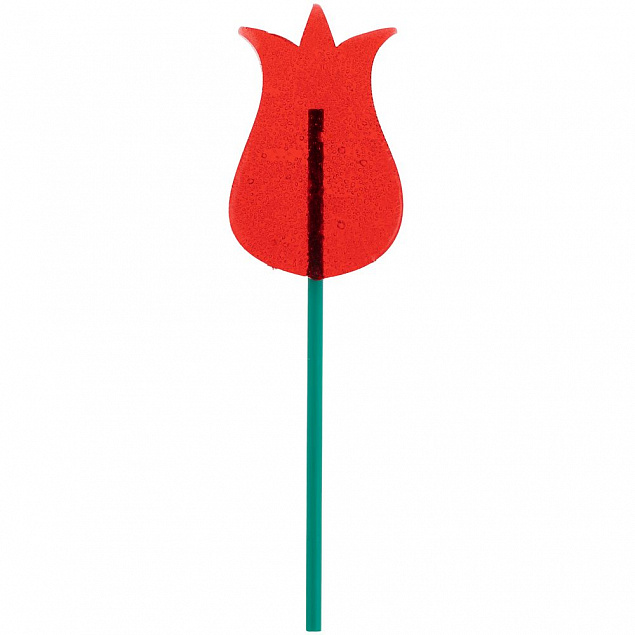 Леденец на палочке «Тюльпан» с логотипом в Москве заказать по выгодной цене в кибермаркете AvroraStore