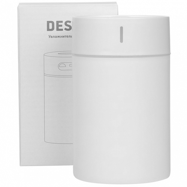 Настольный увлажнитель Desko, белый с логотипом  заказать по выгодной цене в кибермаркете AvroraStore