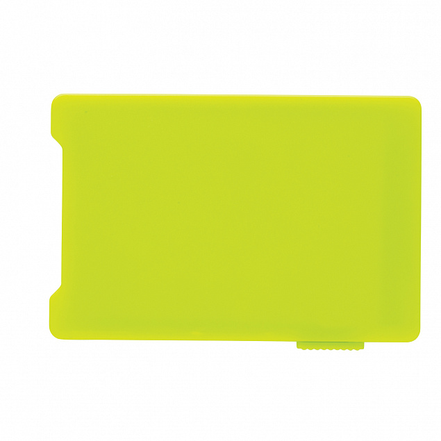 Держатель RFID для пяти карт, зеленый с логотипом в Москве заказать по выгодной цене в кибермаркете AvroraStore