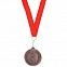 Медаль наградная на ленте  "Бронза" с логотипом в Москве заказать по выгодной цене в кибермаркете AvroraStore