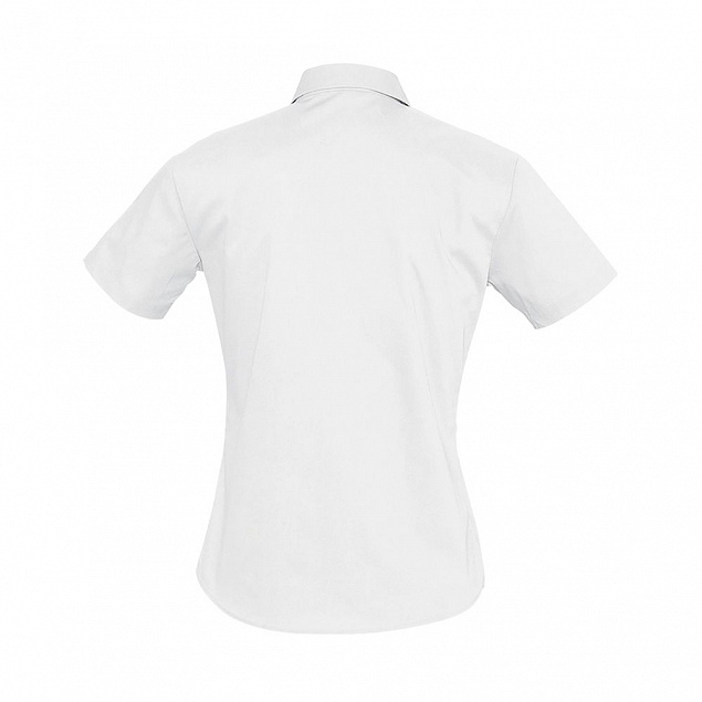 Рубашка женская с коротким рукавом ENERGY белая с логотипом в Москве заказать по выгодной цене в кибермаркете AvroraStore