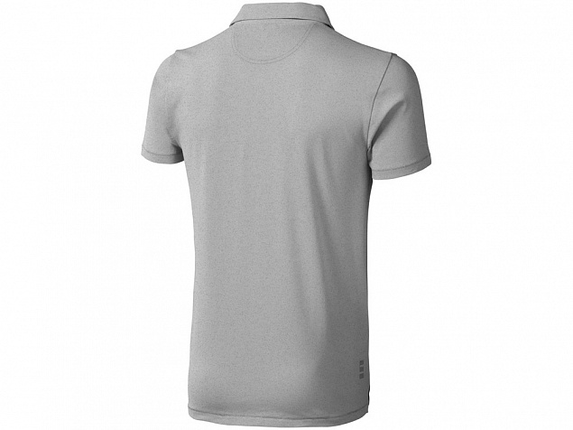 Рубашка поло Markham мужская, серый меланж/антрацит с логотипом в Москве заказать по выгодной цене в кибермаркете AvroraStore