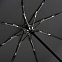 Зонт складной Steel, черный с логотипом в Москве заказать по выгодной цене в кибермаркете AvroraStore
