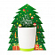 Коробка-украшение для чашки( D=9 см) в виде елки с логотипом в Москве заказать по выгодной цене в кибермаркете AvroraStore