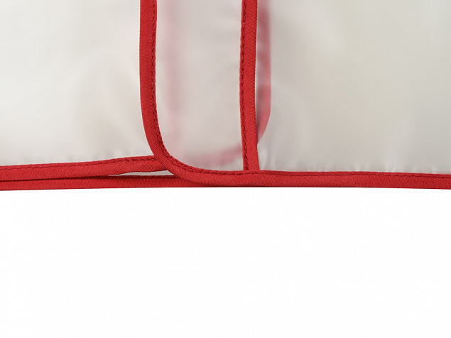 Дождевик Providence, прозрачный/красный с чехлом с логотипом в Москве заказать по выгодной цене в кибермаркете AvroraStore