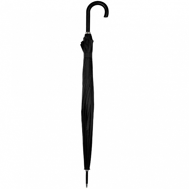 Зонт-трость Hit Golf, черный с логотипом в Москве заказать по выгодной цене в кибермаркете AvroraStore