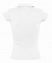 Рубашка поло женская без пуговиц Pretty 220, белая с логотипом в Москве заказать по выгодной цене в кибермаркете AvroraStore