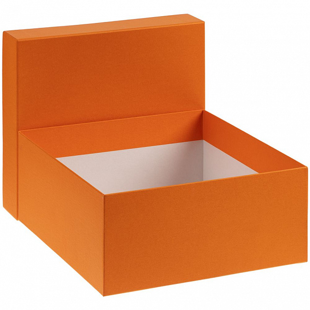 Коробка Satin, большая, оранжевая с логотипом в Москве заказать по выгодной цене в кибермаркете AvroraStore
